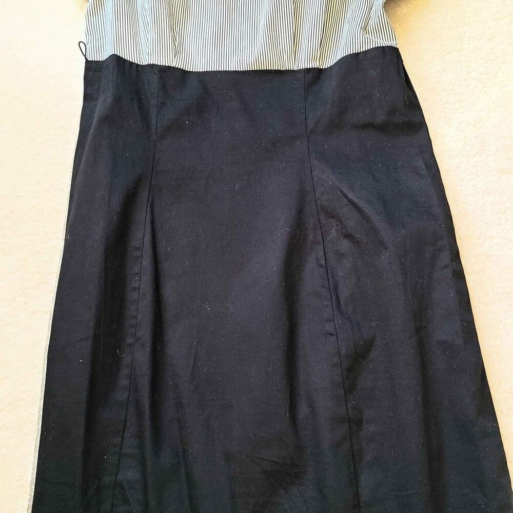 Trixxie Designer Striped Ruffle Dress Ruffle Size Large - Picture 3 of 3